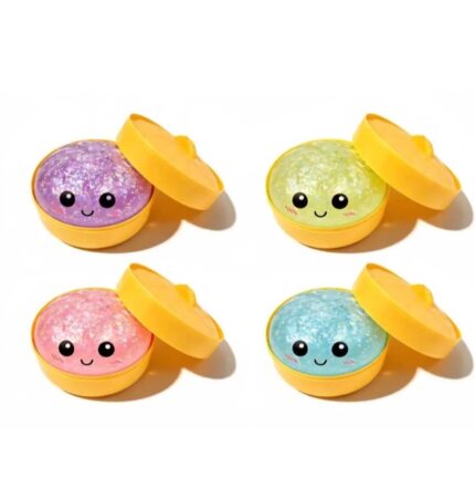 Jucărie antistres tip gălușcă, Squishy Dumpling, expresivă, cutie misterioasă